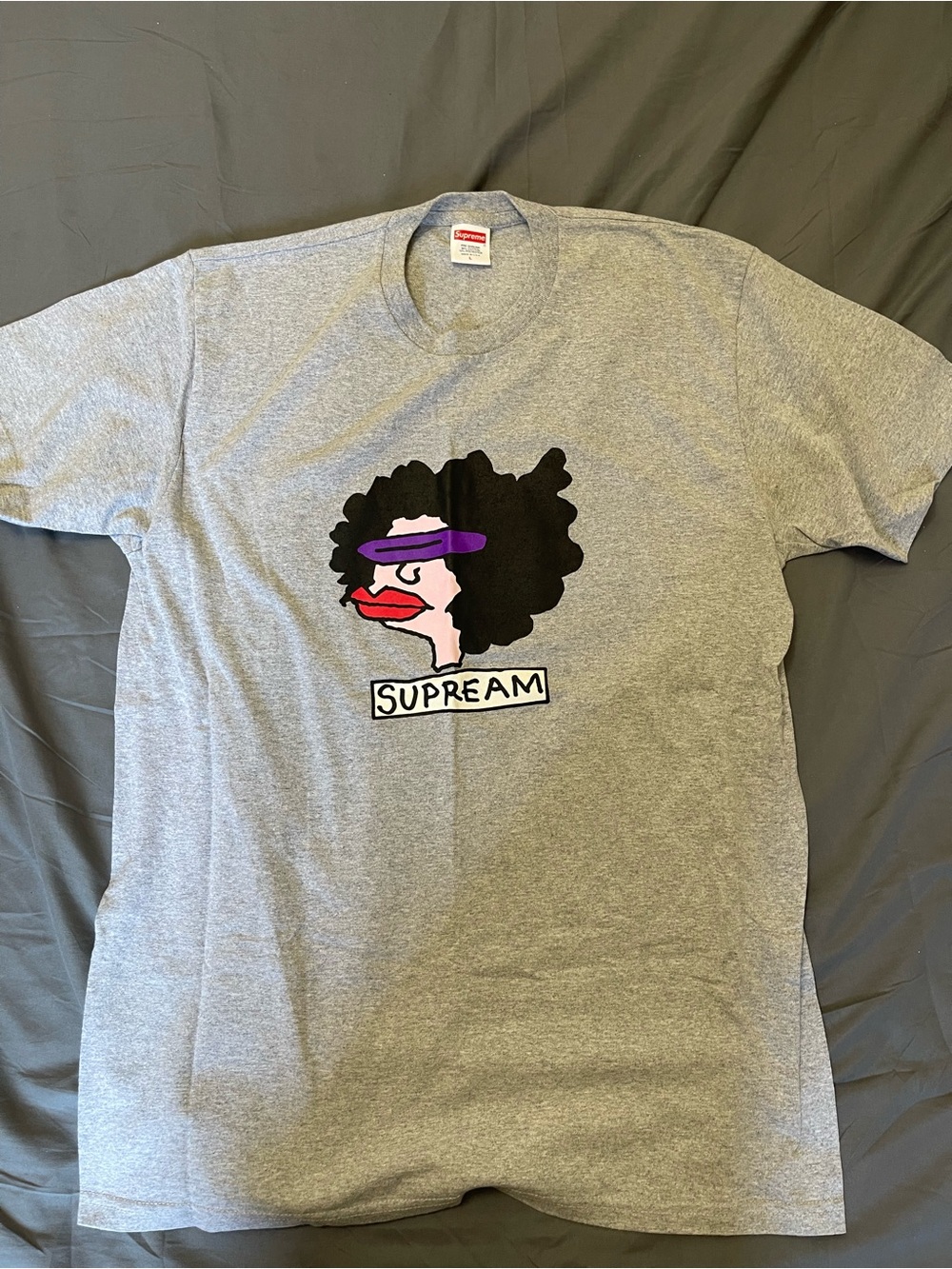 Supreme Grey Tee
